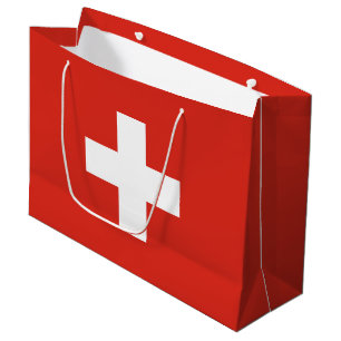 Switzerland Flag Large Gift Bag