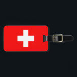Switzerland Flag Luggage Tag<br><div class="desc">Switzerland Flag</div>