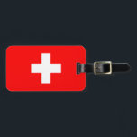 Switzerland Flag Luggage Tag<br><div class="desc">Switzerland Flag</div>