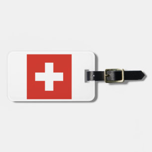 Switzerland Flag Luggage Tag