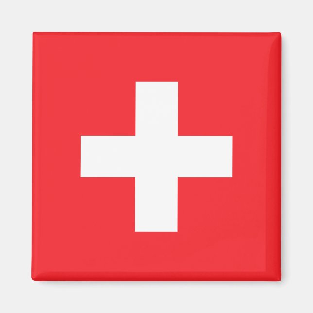Switzerland Flag Magnet (Front)
