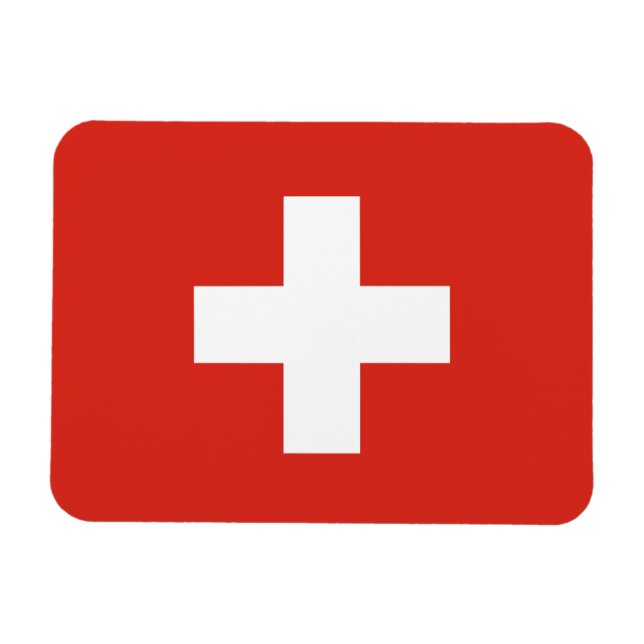 Switzerland Flag Magnet (Horizontal)