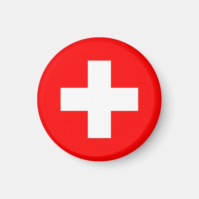 Switzerland Flag Magnet (Front)