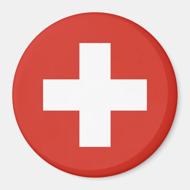 Switzerland Flag Magnet (Front)
