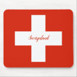 Switzerland Flag Mouse Pad<br><div class="desc">Switzerland Flag</div>