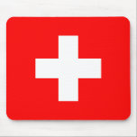 Switzerland Flag Mouse Pad<br><div class="desc">Switzerland Flag</div>