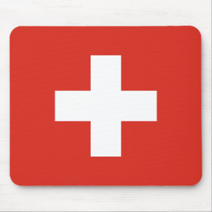 Switzerland Flag Mouse Pad