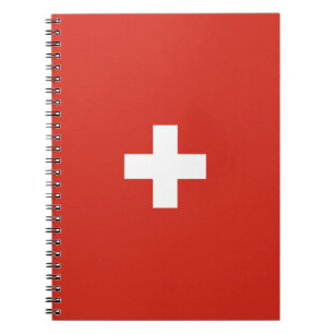 Switzerland flag notebook