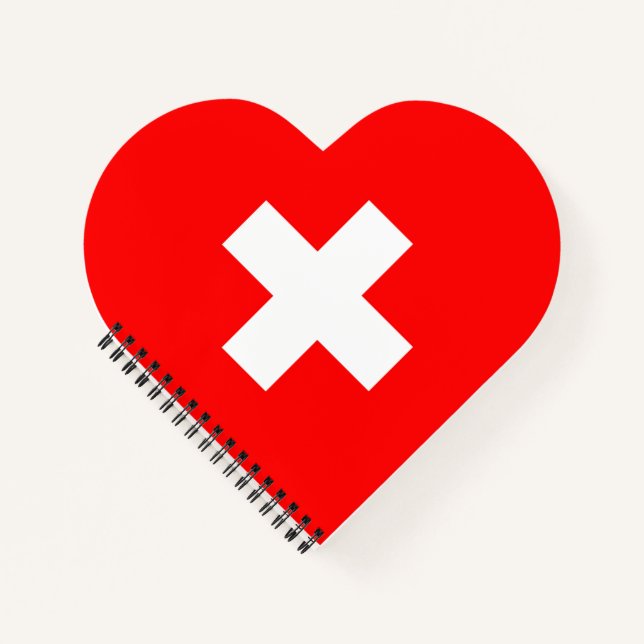 Switzerland Flag Notebook (Front)