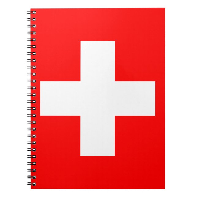 Switzerland Flag Notebook (Front)