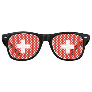 Switzerland flag Party Sunglasses