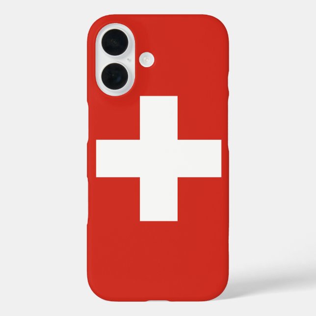 Switzerland flag phone case (Back)