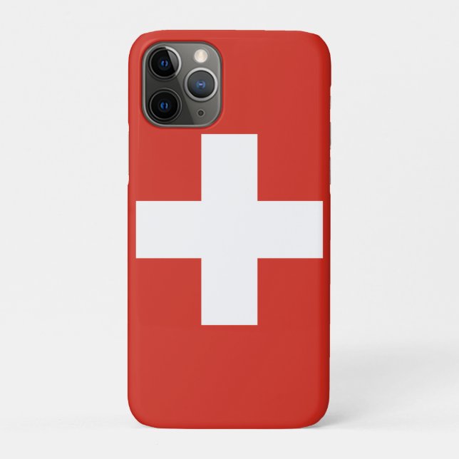 Switzerland flag phone case (Back)
