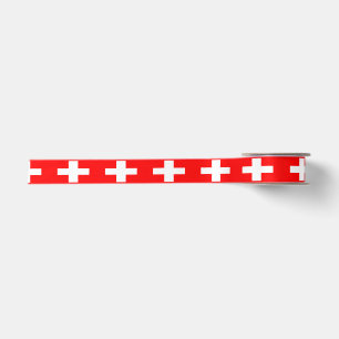 switzerland flag.png satin ribbon