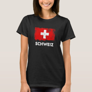 Switzerland Flag Schweiz Suisse Swiss White Red 1 T-Shirt