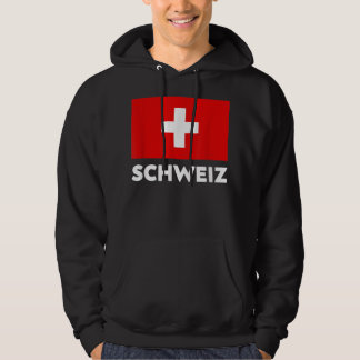 Switzerland Flag Schweiz Suisse Swiss White Red Hoodie