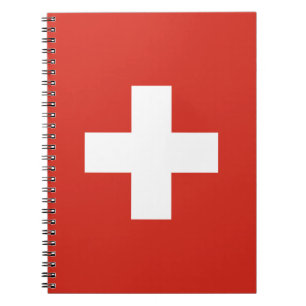 Switzerland Flag Spiral Notebook