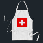 Switzerland Flag Standard Apron<br><div class="desc">Switzerland Flag</div>