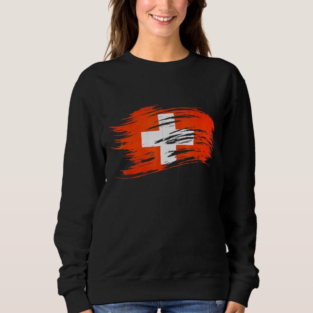 Switzerland Flag Sweatshirt (Front)