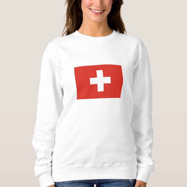 Switzerland Flag Sweatshirt (Front)