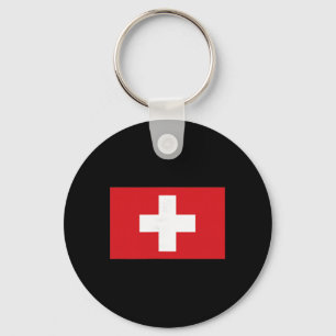 Switzerland Flag Swiss Apparel Hiking Skiing Men W Key Ring