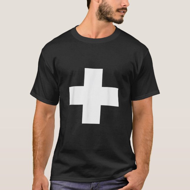 Switzerland Flag Swiss Cross   T-Shirt (Front)