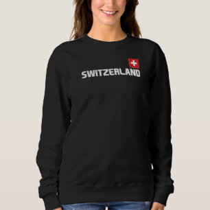 Switzerland Flag Swiss Pride International Country Sweatshirt
