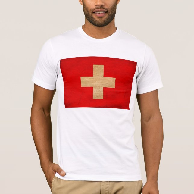 Switzerland Flag T-shirt (Front)