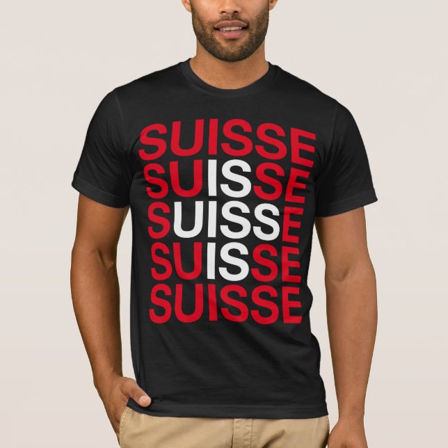 SWITZERLAND Flag T-Shirt (Front)