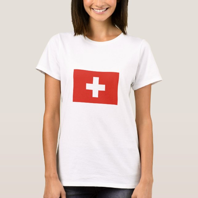 Switzerland Flag T-Shirt (Front)