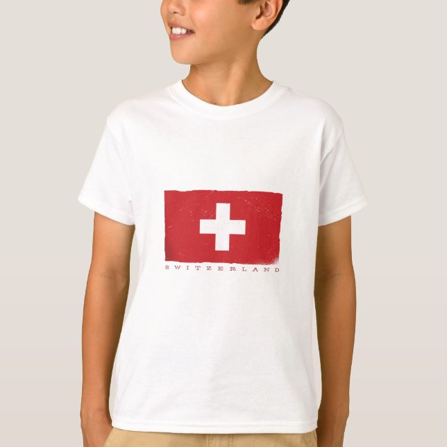 Switzerland Flag T-Shirt (Front)