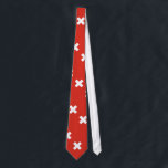 Switzerland Flag Tie<br><div class="desc">Patriotic flag of Switzerland.</div>