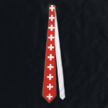 Switzerland Flag Tie<br><div class="desc">Patriotic flag of Switzerland.</div>