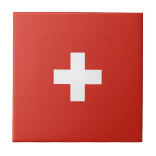 Switzerland flag tile