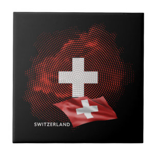 Switzerland flag tile