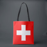 Switzerland Flag Tote Bag<br><div class="desc">Switzerland Flag</div>