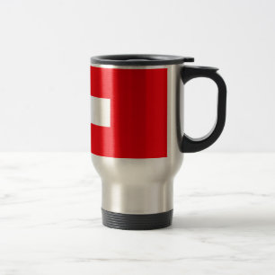 Switzerland Flag Travel Mug