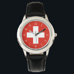 Switzerland Flag Watch<br><div class="desc">Patriotic flag of Switzerland.</div>