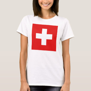 Switzerland Flag x Map T-Shirt