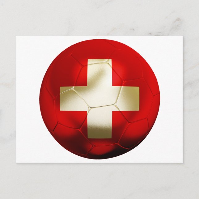 Switzerland Football Postcard (Front)