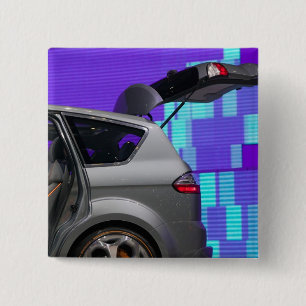 SWITZERLAND, GENEVA: 75th Annual Geneva Auto 10 15 Cm Square Badge