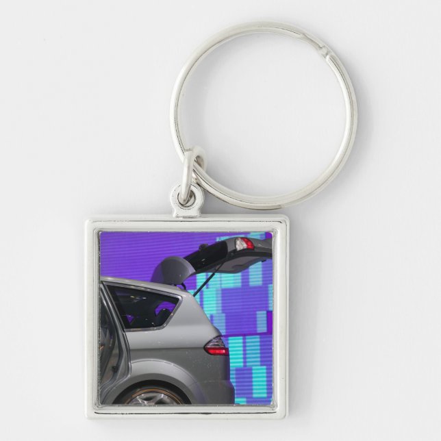 SWITZERLAND, GENEVA: 75th Annual Geneva Auto 10 Key Ring (Front)