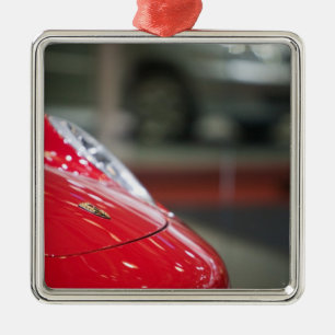 SWITZERLAND, GENEVA: 75th Annual Geneva Auto 2 Metal Tree Decoration