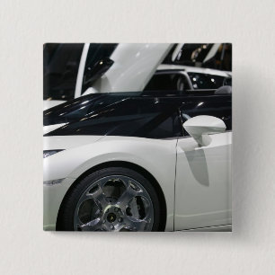 SWITZERLAND, GENEVA: 75th Annual Geneva Auto 9 15 Cm Square Badge