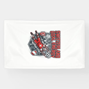 Switzerland Goal Energy Skeleton Striker Nations B Banner