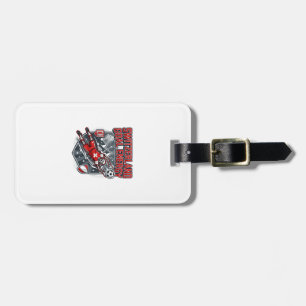 Switzerland Goal Energy Skeleton Striker Nations B Luggage Tag