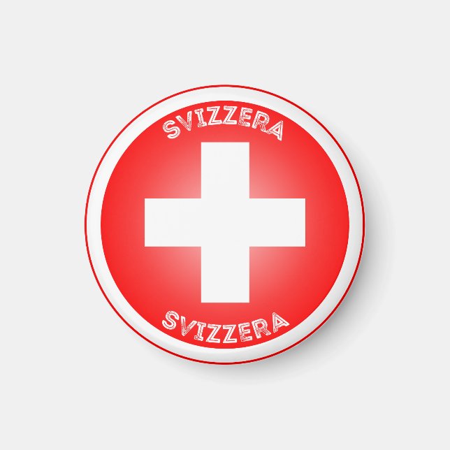 Switzerland Heritage Emblem Magnet (Front)
