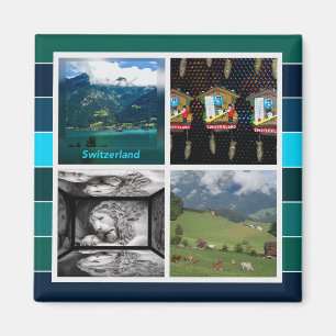Switzerland in the Summer Magnet