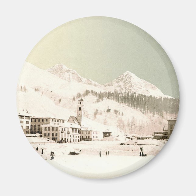 Switzerland in winter magnet (Front)
