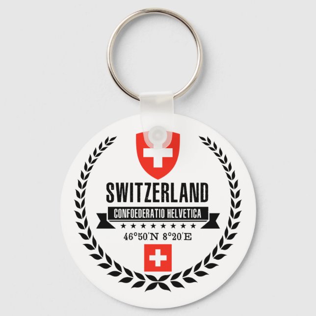 Switzerland Key Ring (Front)